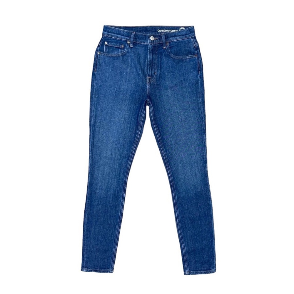 Outerknown Strand High Rise Skinny Jeans Women’s 28 Medium‎ Blue